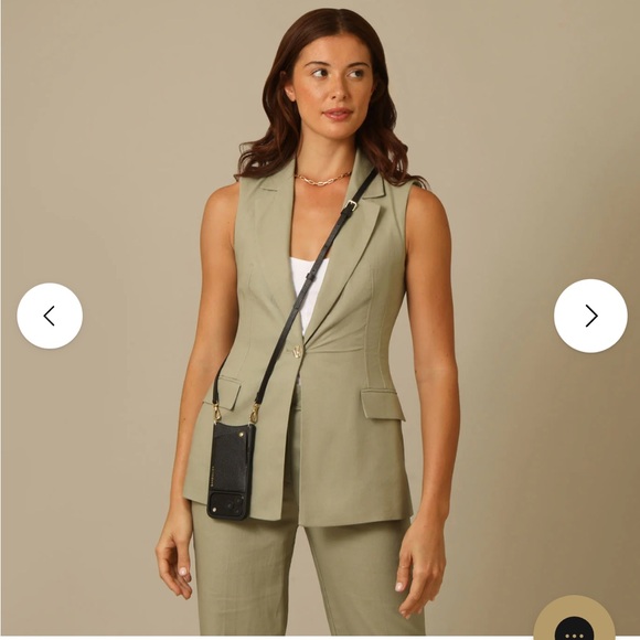 Bandolier Emma Crossbody Black Strap Gold Hardware STRAP ONLY - Picture 5 of 5